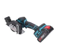 Asixxsix Mini Sierra Circular Inalámbrica, 19000Rpm, 21V, Herramienta de Corte Eléctrica a Batería, Profundidad de Corte de 0,9 Pulgadas con Cuchillas de 3 Pulgadas, Batería de 1,3 Ah (Enchufe de