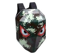Asixxsix Mochila de motocicleta led para hombres, programable 40x48 pantalla completa a color Mochila de montaje de concha dura a prueba de agua con el control de la aplicación
