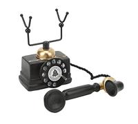 Asixxsix MODOLO DE TELEFONO DELECRIVO RETRO, MODOLO DE TELEFONO CON Dial Giratorio Vintage, Accesorios para Teléfono, Adornos Artesanales, Decoración DE Espritio DE Resina