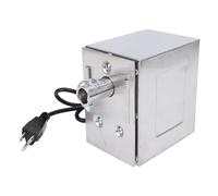 Asixxsix Motor de asador eléctrico para parrilla, motor de asador de acero inoxidable de 45 W, 200-250 kg de alta torsión, motor de repuesto universal resistente para barbacoa al aire libre de cerdo