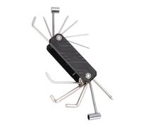 Asixxsix Multiherramienta para Guitarra 12 en 1, Herramienta Portátil Plegable para Pedales de Efectos de bajo de Guitarra Acústica, Llave para, Llave Multifuncional para