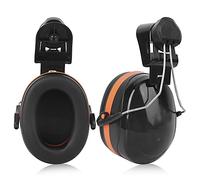 Asixxsix Orejeras para Casco, Protección Auditiva con Reducción de Ruido NRR de 25 DB, Orejeras de Seguridad con Posición Ajustable, Espuma de Alta Densidad para Mantenimiento de Fabricación de