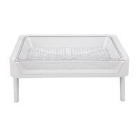 Asixxsix Organizador de Armario, Apilable Resistente Al Desgate Organizador de Encimera de Cocina Dos Tamamos Multifuncional de Estante de Cocina para Almacenar Taza (Grande)