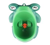 Asixxsix Orinal de Abrenamiento para Niños Orinal de Abrenamiento para Orinar de Rana Montado en la Pared Confridido Objetivo de Puntería de Atrenamiento para Inodoro (A)