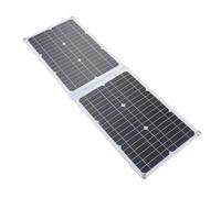 Asixxsix Panel Solar Plegable, Cargador Solar Portátil a Prueba de Agua de Silicio Monocristalino de 40 W, Cargador de Panel con 2 Interfaces USB, de Coche para Acampar, Senderismo, Viajes, Mochilero