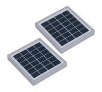 Asixxsix Panel Solar Portátil de 5 W con Soporte, Cargador Solar USB Monocristalino para Teléfonos Inteligentes, Dispositivos MP3 MP4, Compacto y Ligero con Soporte de Inclinación para