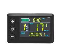 Asixxsix Pantalla LCD para Bicicleta Eléctrica, LCD Resistente Al Agua S866 Scooter Eléctrico Pantalla a Color Velocímetro Odómetro para Bicicleta Eléctrica Medidor Panel de