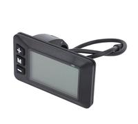 Asixxsix Pantalla LCD para Bicicleta Eléctrica, Medidor de Pantalla para Bicicleta Eléctrica, Panel de Control, Velocímetro con Conector Impermeable de 6 Pines, de Nivel de