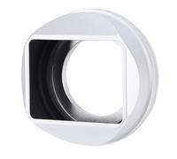 Asixxsix Parasol Cuadrado de Metal para Objetivo, Parasol magnético Retro de aleación de Aluminio con Interior Mate, instalación rápida, Accesorios para cámara Fuji X-E5 X100VI (Silver)