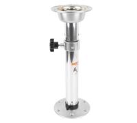 Asixxsix Pata de Mesa para RV, Aleación de Aluminio, Ajustable, Soporte de Base de Mesa de 495-710 Mm, Diseño Desmontable con Base para Muebles de Exterior para Cubierta de Barco RV