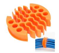 Asixxsix Peine de Alambre, Herramienta de Gestión de Cable de Red de 0.3 Pulgadas 30 Agujeros, Herramienta de Organización de Peine de Cables para Cables de Red Ethernet (Gato 6)
