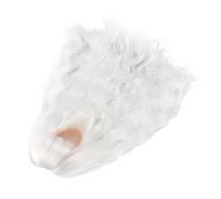 Asixxsix Peluca de Muñeca Larga y Rizada para Muñeca 1/4, Reemplazo de Cabello Sintético Suave y Sedoso de 18,5 a 21 Cm de Circunferencia de la Cabeza, Red Interior de 3 Piezas, Peluca de Bricolaje