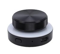 Asixxsix Perilla de Control de Volumen, Perilla de Control Multimedia de de Volumen USB con Luz RGB, de Remoto de Personalizable para PC, Teléfono,
