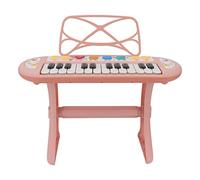 Asixxsix Piano con Teclado para Niños, Teclado de Piano para Niños de 24 Teclas con Soporte Desmontable, Juguete de Electrónico, Juguetes Musicales Educativos, Juguetes de