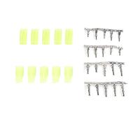 Asixxsix Pines Hembra, Accesorio de avión Conector sin Cable, Pines Macho 5 Pares de Aviones Modelo Profesional para Aviones Cars RC