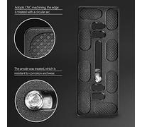 Asixxsix Placa de Caja de Almacenamiento Duradera para Soporte de Cámara Resistente a RRS para monopié TRIOPO PU60 (PU100)