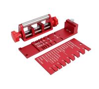 Asixxsix Plantilla de Afilado de Cincel, Guía de Afilado de Madera con Accesorio de ángulo de Afilado, Calibre de ángulo de 10° a 45°, Guía de Afilado de Cincel de Carpintería de