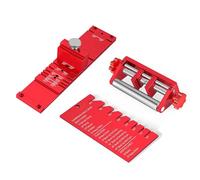 Asixxsix Plantilla para Afilar Cinceles, Guía de Afilado para Cinceles y Planos para Trabajar la Madera, Ancho de 0,12 a 2,9 Pulgadas, con Accesorio de ángulo de Afilado, Calibre de