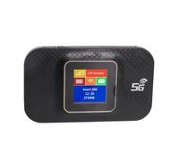 Asixxsix Punto de Acceso Portátil, Batería de 3650 MAh Compatible con Punto de Acceso Móvil de 10 Usuarios, Enrutador de Viaje con Ranura para Tarjeta Micro SIM para Viajes, Negocios, Uso Al Aire