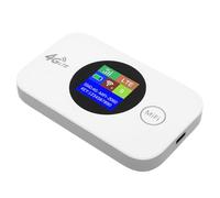 Asixxsix Punto de Acceso WiFi Móvil, Enrutador WiFi Portátil de 300Mbps, Enrutador de Tarjeta SIM con Batería de 3000mAh para Viajes, Camping, Negocios Al Aire Libre