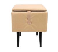 Asixxsix Rampa para Perros, 2 en 1, Rampa Plegable Antideslizante para Mascotas, Escaleras para Perros con Superficies de Lino de Algodón para Cama, sofá, Coche, Taburete Portátil, Muebles para