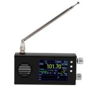 Asixxsix Receptor de Radio de Corta, Radio Digital con Pantalla LCD de 3,2 Pulgadas, Batería de 5000 MAh, Chip TEF6686, Portátil para SW CB VHF UHF WX Air LW MW SSB FM Am (Black)