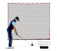 Asixxsix Red de práctica de Golf, 9,84 x 9,84 pies, Ideal para golfistas en casa, Patio, Garaje, Uso Interior y Exterior, Jaula de práctica Resistente para Swing, para Hombres