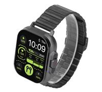 Asixxsix Reloj Inteligente 2 en 1,batería de 250 mAh, Pantalla táctil HD de 2,01 Pulgadas, Monitor de Actividad física con Auriculares Bluetooth, Reloj Deportivo para Android e iOS. (Acero Negro)