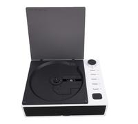 Asixxsix Reproductor de CD Portátil, Reproductor de CD de Escritorio Bluetooth, Altavoz, Radio FM con Auriculares y Control Remoto para el Hogar, Automóvil y Viajes, Regalos para Hombres, (White)