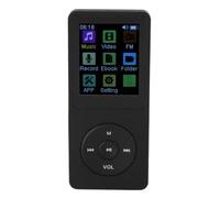 Asixxsix Reproductor de MP3, Pantalla TFT de 1,8 Pulgadas Radio FM 7 Modos de Sonido Reducción de Ruido Duración de la Batería de 8 Horas Reproductor de Música Portátil, de MP3 con Memoria de 64G