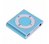 Asixxsix Reproductor de MP3, Reproductor de Música Portátil HiFi con Sonido sin Pérdidas, Compatible con Auriculares y Tarjeta de Memoria de hasta 64 GB, Altavoz Incorporado con Batería (Azul Claro)