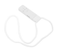 Asixxsix Reproductor MP3, Reproductor de música Compacto y portátil con Sonido sin pérdidas y Soporte de hasta 64 GB con batería de 180 mAh de Larga duración Auriculares incluidos (Blanco)