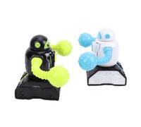 Asixxsix Robot de Boxeo con Control Remoto, Robots de Combate RC para 2 Jugadores con Luces LED y Efectos de Sonido, mandos inalámbricos 2.4G para niños a Partir de 6 años