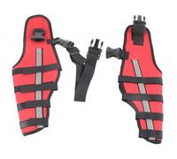 Asixxsix Rodilleras Elásticas Reflectantes para Mascotas, a Prueba de Golpes, Proporciona Soporte para Artritis, Lesiones del Ligamento Cruzado Anterior para Perros, Material de Neopreno (S)