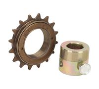 Asixxsix Rueda 16T, Rueda de Hierro para Bicicleta de una Velocidad Kit de Adaptador de Rueda Duradero con Adaptador de 20mm para triciclos eléctricos Motocicletas Karts