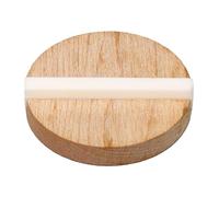 Asixxsix Saddle de Galletas de Resonador de Guitarra, Resonador de Galletas Puente de Madera de Arce Con HuSo de Buey, Pieza de Repuesto Duradera, Diseño Sin Pintar Para Decoración Diy