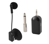 Asixxsix Sistemas de Micrófono Inalámbrico para Saxofón, Sistemas de Recogida de Micrófono Inalámbrico de 2,4 G para Guitarra, Violín, Acordeón, Violonchelo, Cítara, Laúd, Rendimiento en