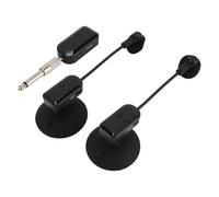 Asixxsix Sistemas de Micrófono Inalámbrico para Saxofón, Sistemas de Recogida de Micrófono Inalámbrico de 2,4 G para Guitarra, Violín, Acordeón, Violonchelo, Cítara, Laúd, Rendimiento en