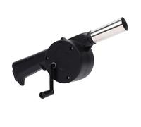 Asixxsix Soplador de Aire para Ventilador de Barbacoa para Cocinar Al Aire, Mini Ventilador de Manivela de Arranque Rápido, Fuelle de Fuego para Barbacoa para Accesorios de Estufa de