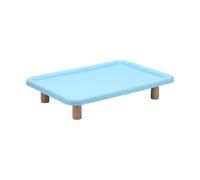 Asixxsix Soporte de Comida para Gatos Elevado (Blue) | Soporte Elevado para Comedero para Mascotas, Estación de Alimentación Elevada para Gatos, Base Antideslizante, Previene los