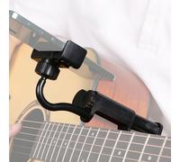 Asixxsix Soporte de Teléfono de Guitarra, Soporte de Sujeción del Teléfono de la Cabeza de Guitarra Ajustable para Guitarras de 6-10.5 Cm de Espesor Ukeleles, para Grabación/transmisión