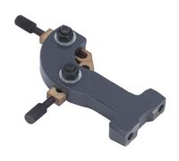 Asixxsix Soporte Estable para Torno, Soporte Estable de Metal Inoxidable para Piezas de Trabajo Más Largas Mini Estabilizador de Torno de Metal Central de con Dos Contactos de Cabeza para 0618 CJ28A