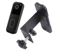 Asixxsix Soporte para cámara Blink Doorbell, sin taladro Soporte Blink Doorbell con placa metálica resistente, soporte Blink Doorbell para inquilinos de apartamentos