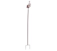 Asixxsix Soporte para Comedero de Pájaros, Estaca de Hierro de Primera Calidad para Colibríes, Decoración de Jardín de Metal con Bielas, Enchufe de Tierra, para Espacios Al Aire Libre en el Patio