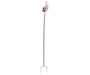 Asixxsix Soporte para Comedero de Pájaros, Estaca de Hierro de Primera Calidad para Colibríes, Decoración de Jardín de Metal con Bielas, Enchufe de Tierra, para Espacios Al Aire Libre en el Patio
