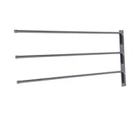 Asixxsix Soporte para Silla de Montar, 180 Grados Abatible hacia Afuera, 3 Barras, Soporte para Manta de Caballo de Hierro Resistente Montado en la Pared, Estante para Manta de Silla de Montar con