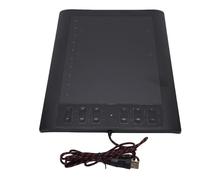 Asixxsix Tableta gráfica de Dibujo, 10 x 6 Pulgadas de Gran área Activa con 8192 Niveles de sensibilidad a la presión del lápiz y 12 Teclas de Acceso rápido, para Pintar