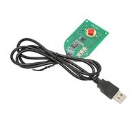 Asixxsix Tapa Roja, Cúpula Blanda, Puntero para Portátil, Rueda de Ratón Extraíble, Teclas Táctiles para Portátiles, Empresas de Diseño