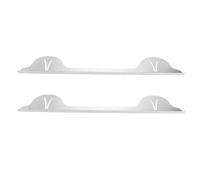 Asixxsix Tapas de la Estufa, 2PCS Acero Inoxidable Estufa Brecha Rellenos Gama Recortar Kit para Cocina, fácil de Limpiar Cocina Brecha Cubierta con Longitud 23.43x3.35in