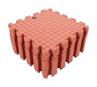 Asixxsix Tapetes de bloqueo para proyectos de tejido y crochet, paquete de 9 tapetes de bloqueo extra gruesos con líneas de cuadrícula, con 50 alfileres en T